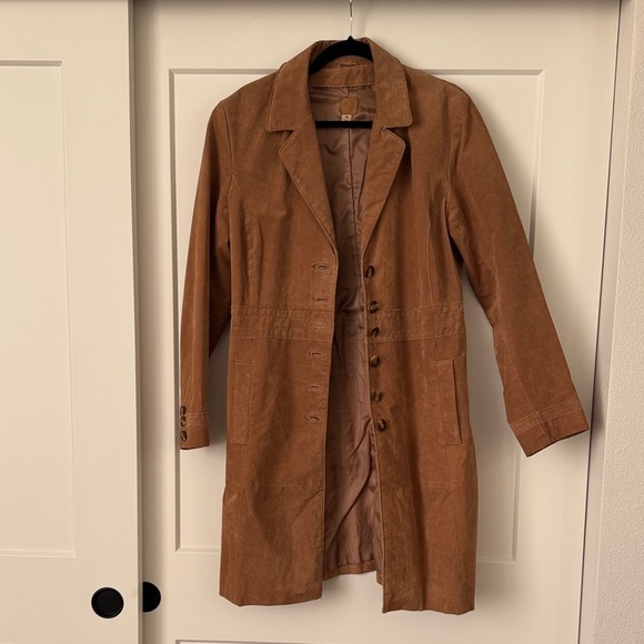 Wilsons Leather Jackets & Blazers - Wilsons Leather Suede Brown Women’s Coat